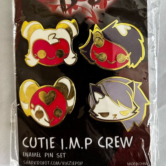 Helluva Boss Cutie I.M.P. Crew Limited Edition enamel pin set - SEALED PACKAGE - Picture 3 of 4